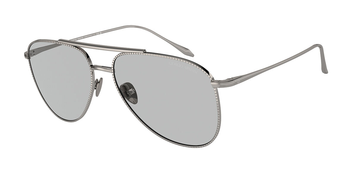 Giorgio Armani AR6152 301087, Gunmetal frame, Light Grey lenses
