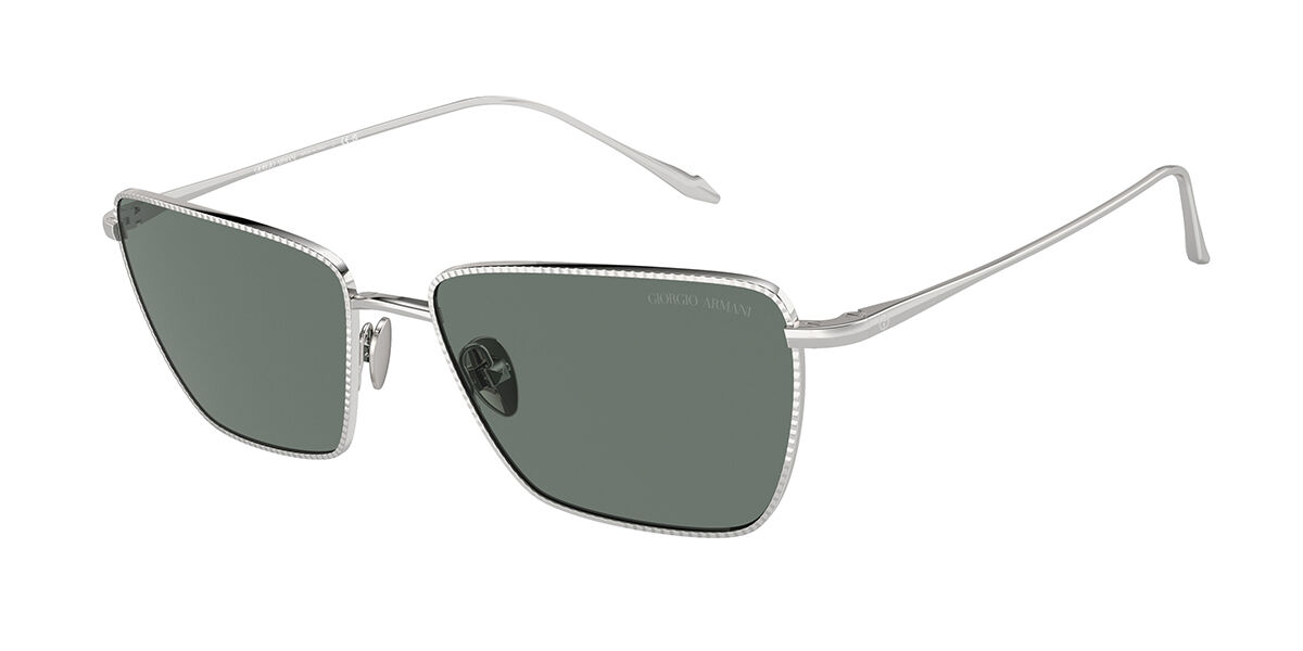 Giorgio Armani AR6153 301511, Silver frame, Grey lenses