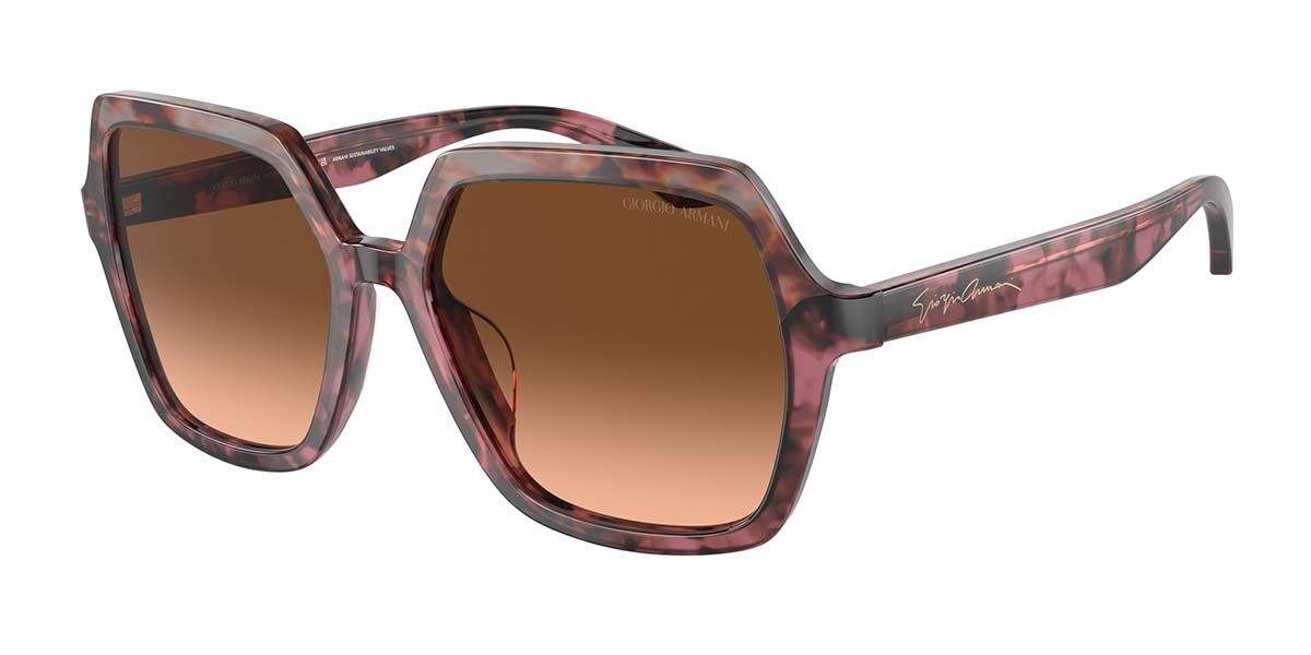 Giorgio Armani AR8193U 60320A, Tortoiseshell frame, Pink Gradient Brown lenses