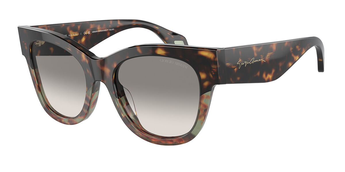 Giorgio Armani AR8195U 587932, Tortoiseshell frame, Transparent Grey Shaded lenses
