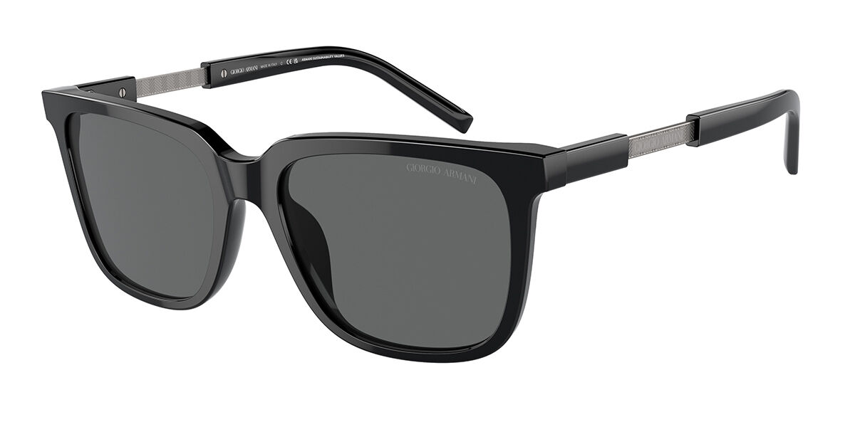 Giorgio Armani AR8202U 587587, Black frame, Dark Grey lenses
