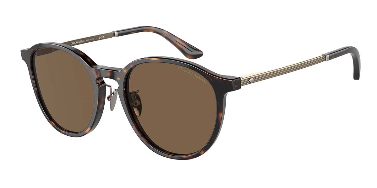 Giorgio Armani AR8196F Asian Fit 502673, Tortoiseshell frame, Dark Brown lenses