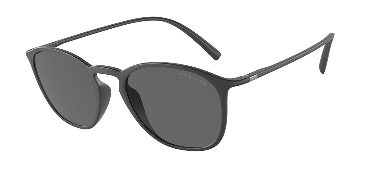 Giorgio Armani AR8186U Polarized 506081, Grey frame, Dark Grey Polarized lenses