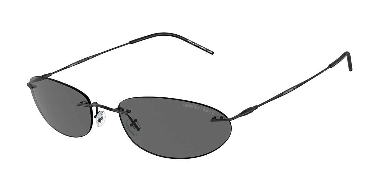Giorgio Armani AR1508M 300187, Black frame, Dark Grey lenses