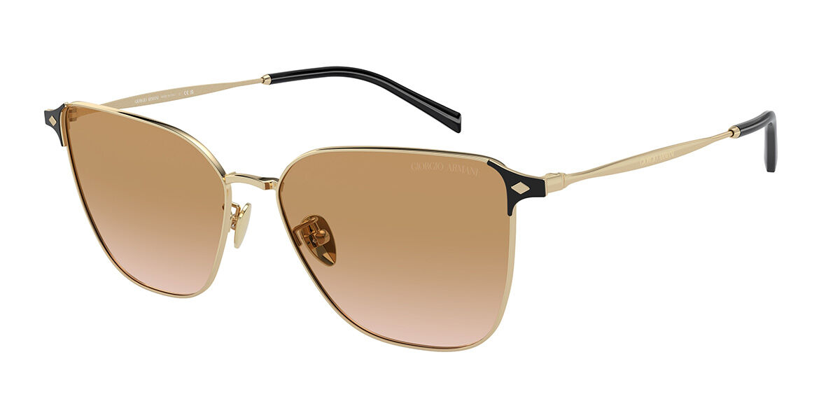 Giorgio Armani AR6155 301313, Gold frame, Gradient Brown lenses