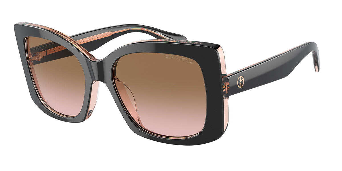 Giorgio Armani AR8208U 608911, Black frame, Grey Gradient Pink lenses