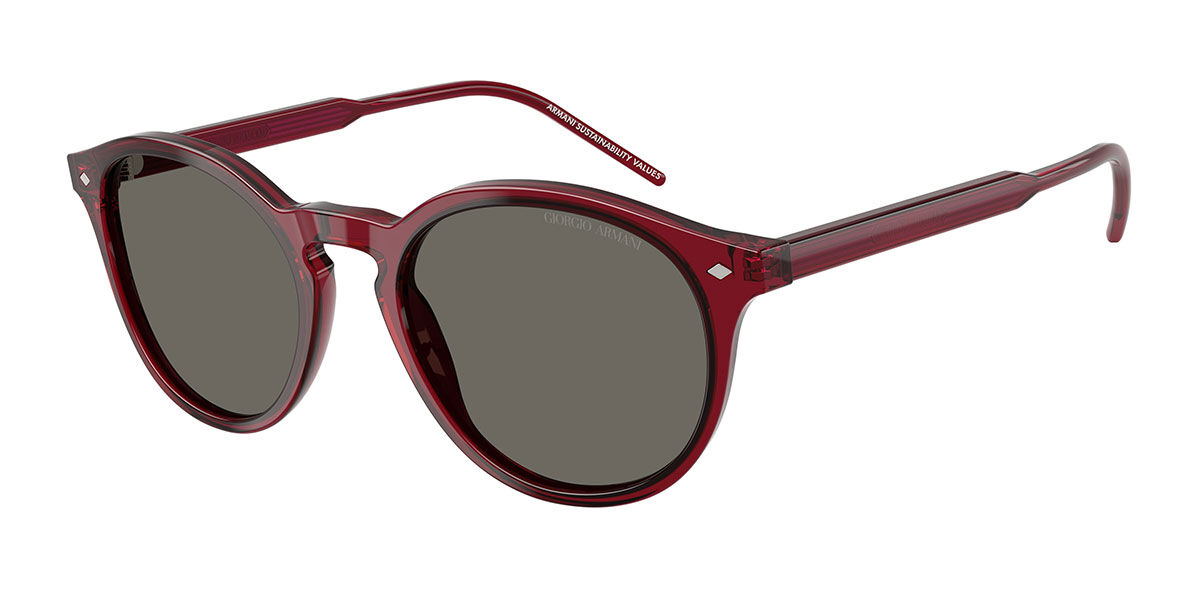 Giorgio Armani AR8211 6344R5, Burgundy frame, Grey lenses