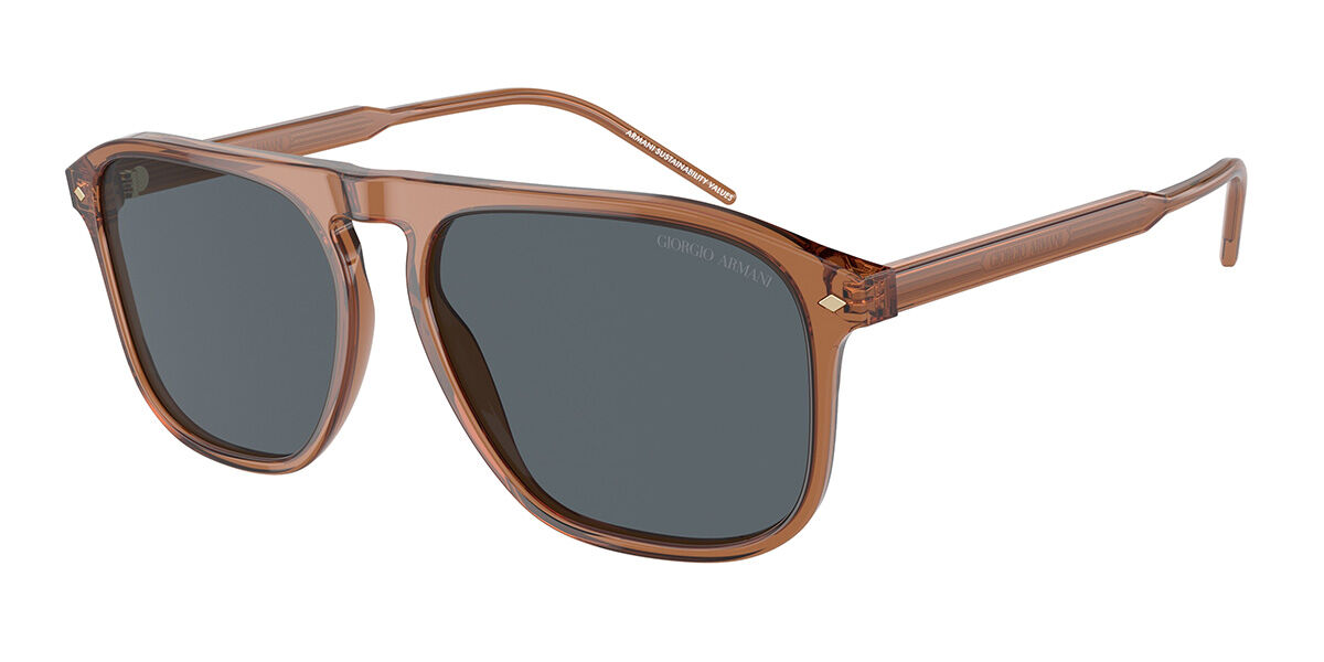 Giorgio Armani AR8212 5932R5, Brown frame, Blue lenses