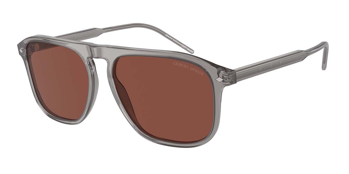 Giorgio Armani AR8212 6070C5, Clear frame, Pink lenses