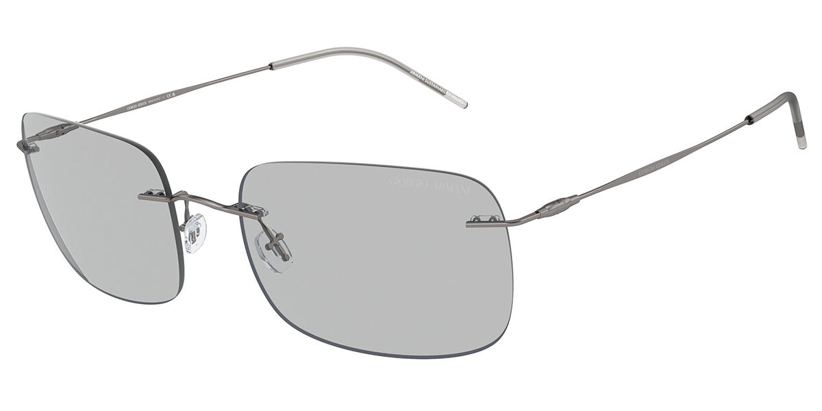 Giorgio Armani AR1512M 300387, Gunmetal frame, Light Grey lenses