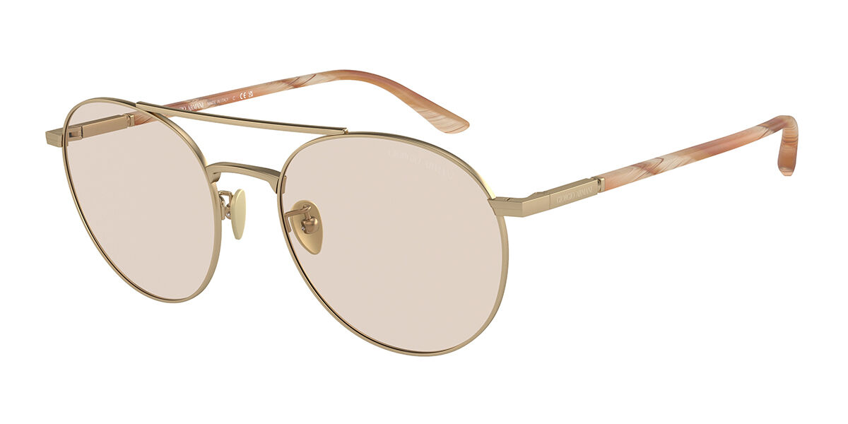 Giorgio Armani AR6156 3002M4, Gold frame, Photochromic Brown lenses