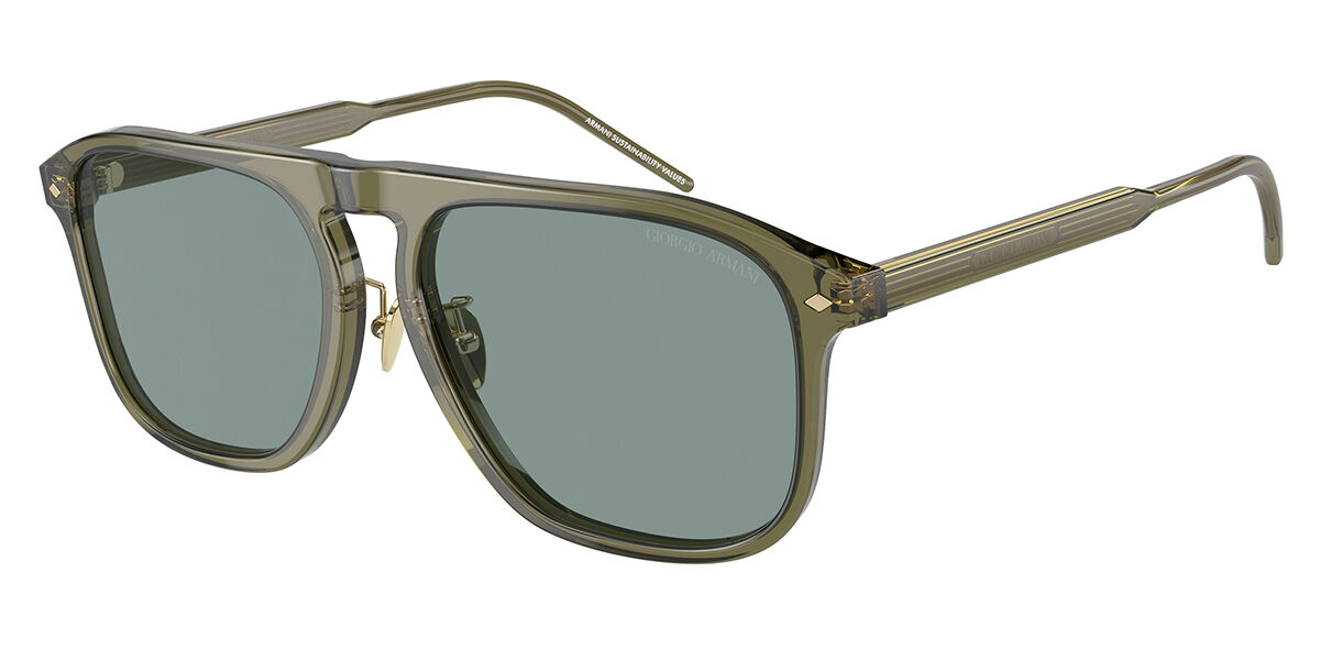 Giorgio Armani AR8212F Asian Fit 607456, Green frame, Grey lenses
