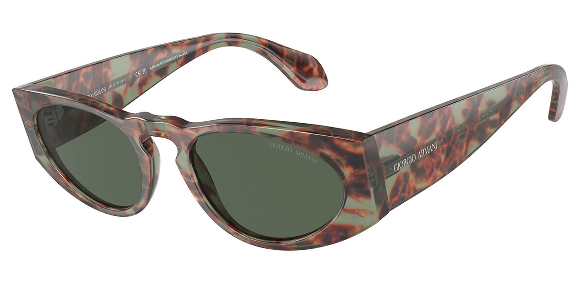 Giorgio Armani AR8216 597771, Tortoiseshell frame, Dark Green lenses