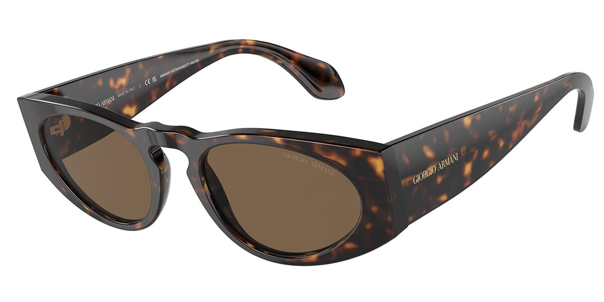 Giorgio Armani AR8216 612473, Tortoiseshell frame, Dark Brown lenses