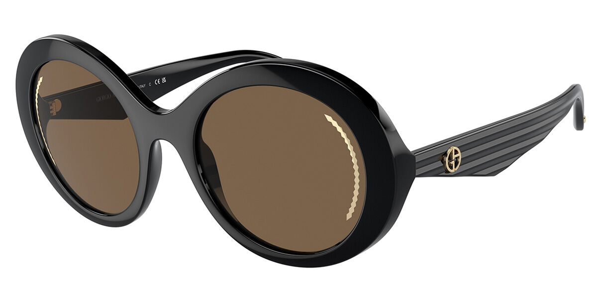 Giorgio Armani AR8204 500173, Black frame, Brown lenses