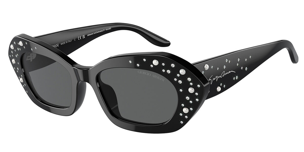 Giorgio Armani AR8213BU 5001B1, Black frame, Dark Grey lenses