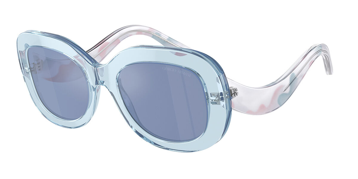 Giorgio Armani AR8217 61521U, Blue Mirror Silver lenses