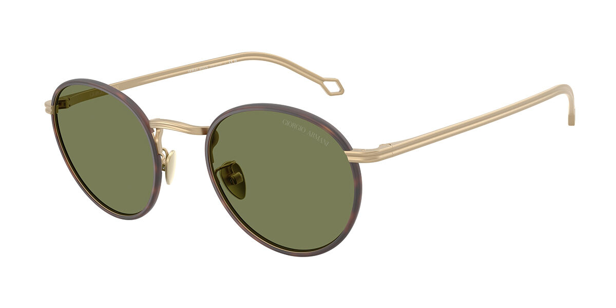 Giorgio Armani AR6163J 30022A, Tortoiseshell frame, Green lenses