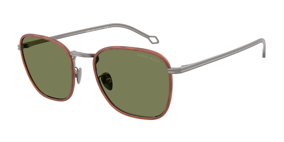 Giorgio Armani AR6164J 30032A, Brown frame, Green lenses