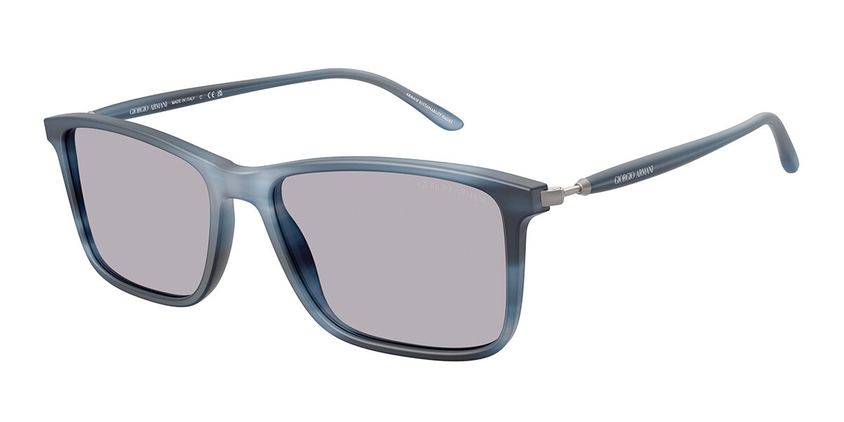 Giorgio Armani AR8218F Asian Fit 6165M3, Blue frame, Grey Photochromic lenses