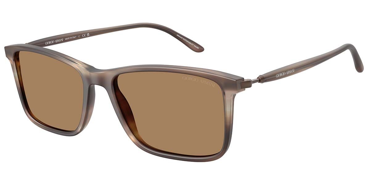 Giorgio Armani AR8218F Asian Fit 6167M4, Brown frame, Brown Photochromic lenses