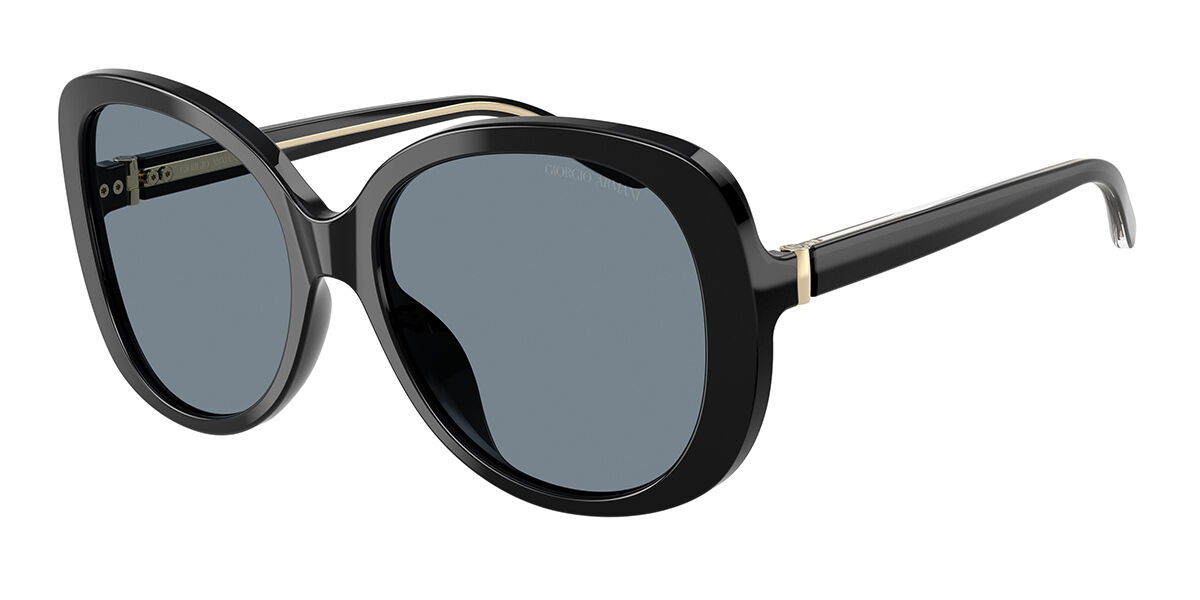 Giorgio Armani AR8229U 587556, Black frame, Sky Blue lenses
