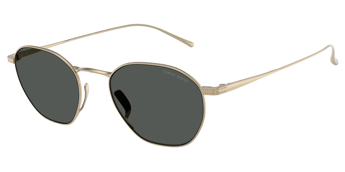 Giorgio Armani AR6160T 338487, Gold frame, Dark Grey lenses