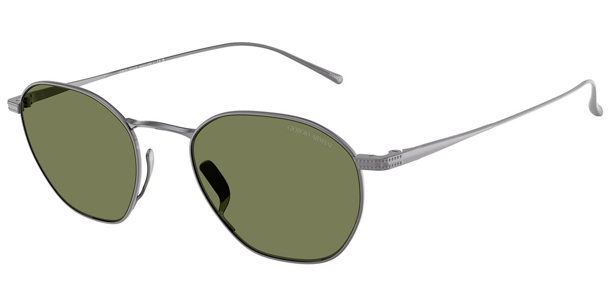 Giorgio Armani AR6160T 33852A, Gunmetal frame, Green lenses