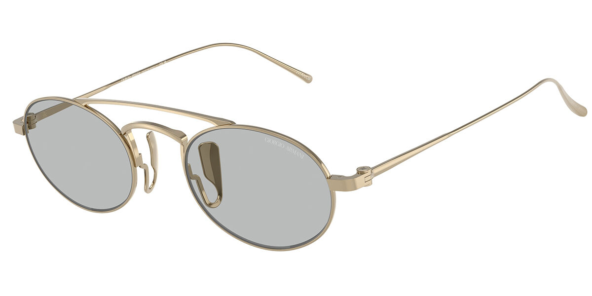 Giorgio Armani AR6161T 338487, Gold frame, Light Grey lenses