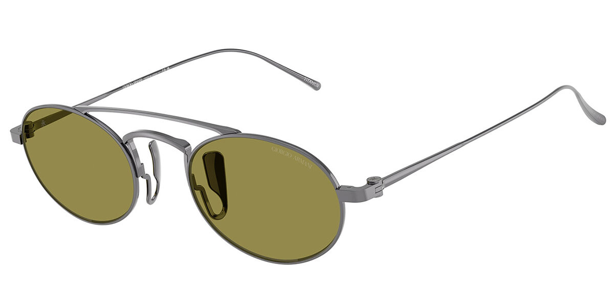 Giorgio Armani AR6161T 3385/2, Gunmetal frame, Green lenses