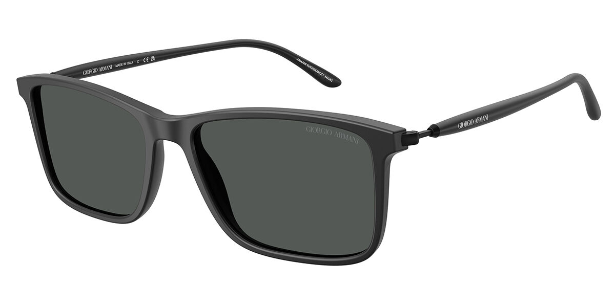 Giorgio Armani AR8218 587587, Black frame, Dark Grey lenses