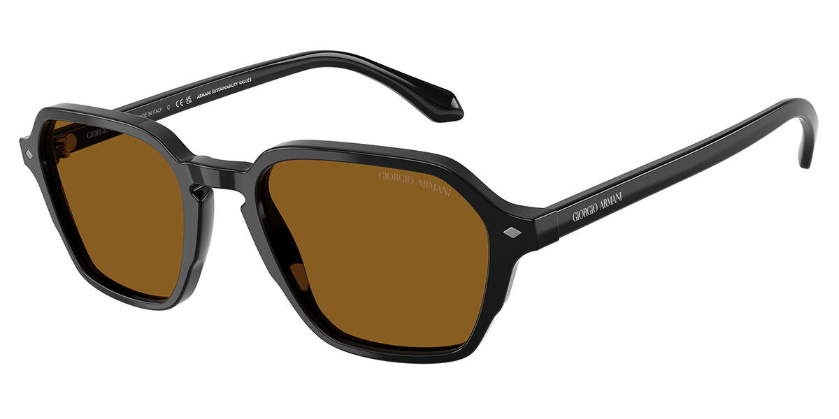 Giorgio Armani AR8220 587553, Black frame, Brown lenses