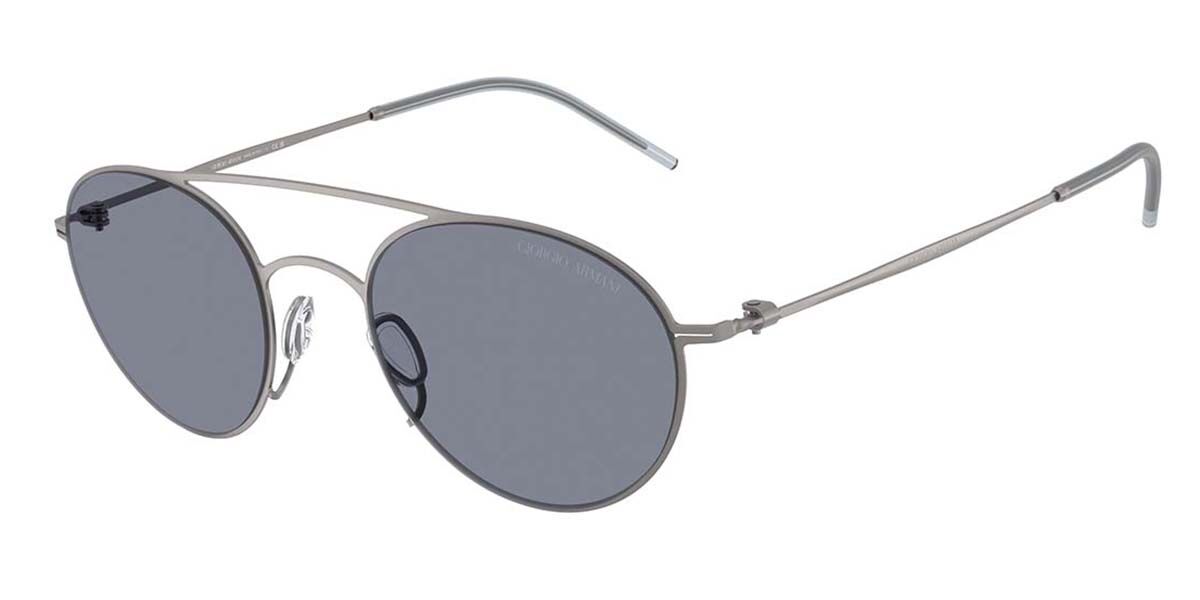 Giorgio Armani AR6169 300319, Gunmetal frame, Blue lenses