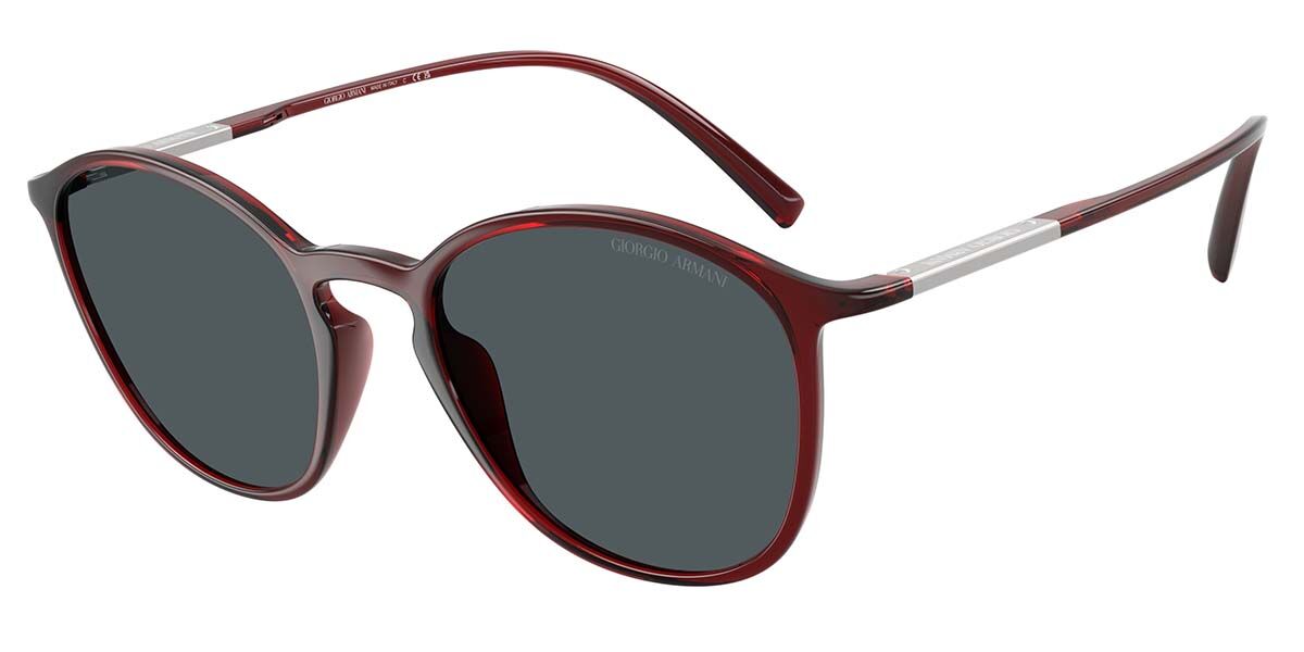 Giorgio Armani AR8233U 6237L5, Red frame, Grey/Blue lenses