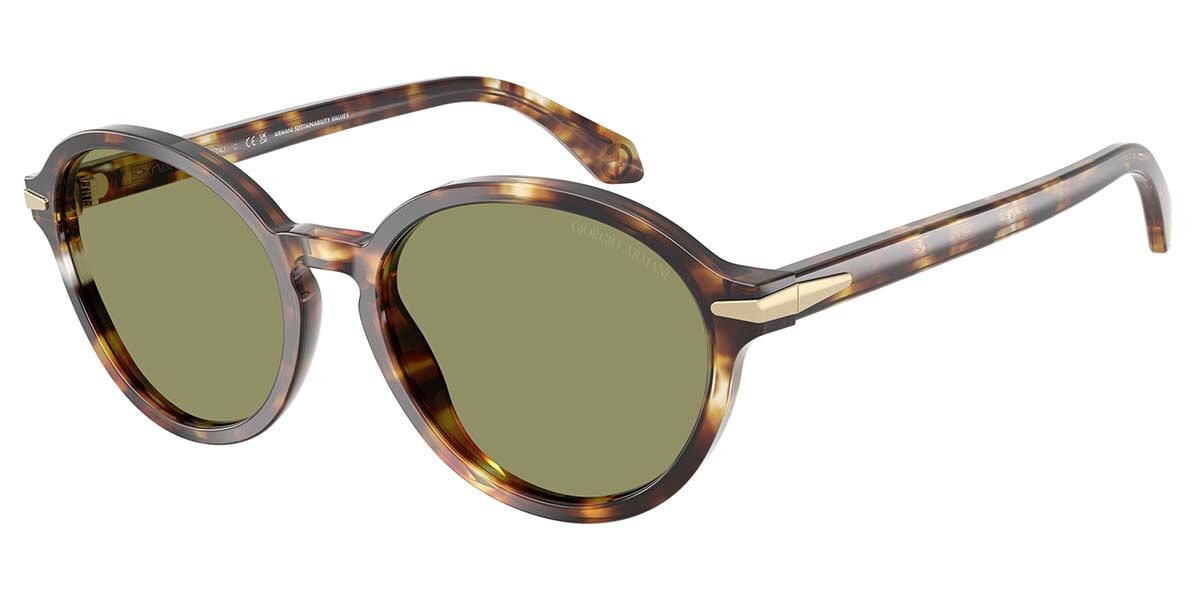 Giorgio Armani AR8237 623214, Tortoiseshell frame, Green lenses