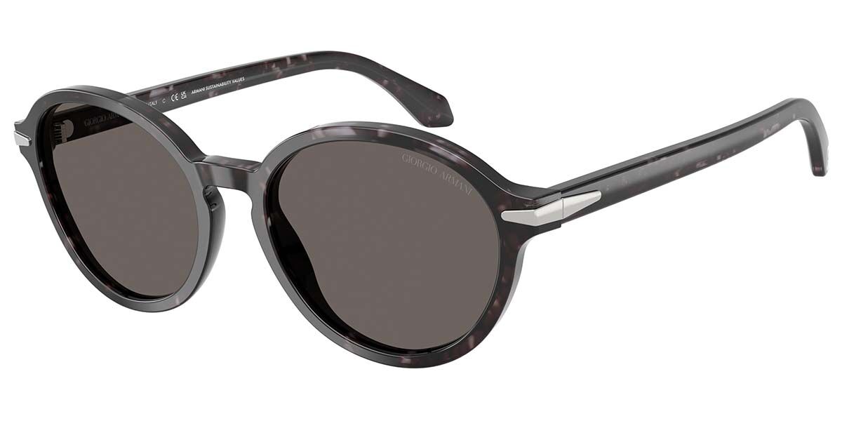 Giorgio Armani AR8237 6236B1, Tortoiseshell frame, Dark Grey lenses