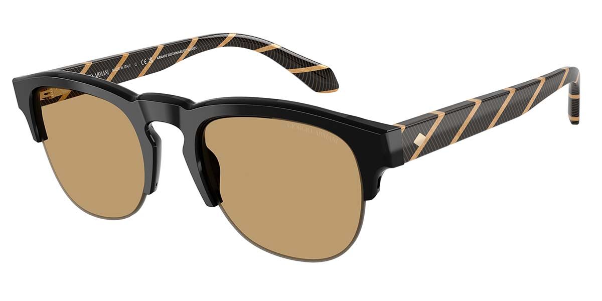 Giorgio Armani AR8238 587573, Black frame, Brown lenses