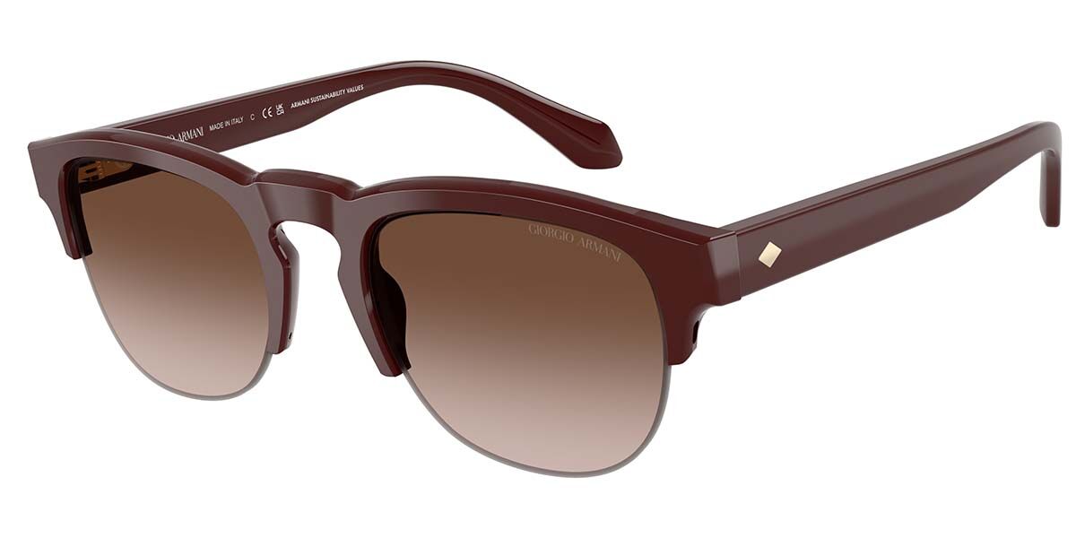 Giorgio Armani AR8238 622113, Burgundy frame, Gradient Brown lenses