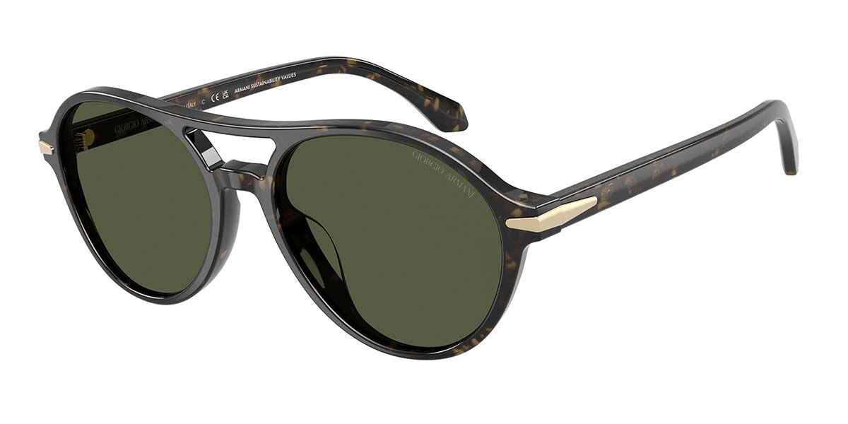 Giorgio Armani AR8236U 623352, Tortoiseshell frame, Green lenses