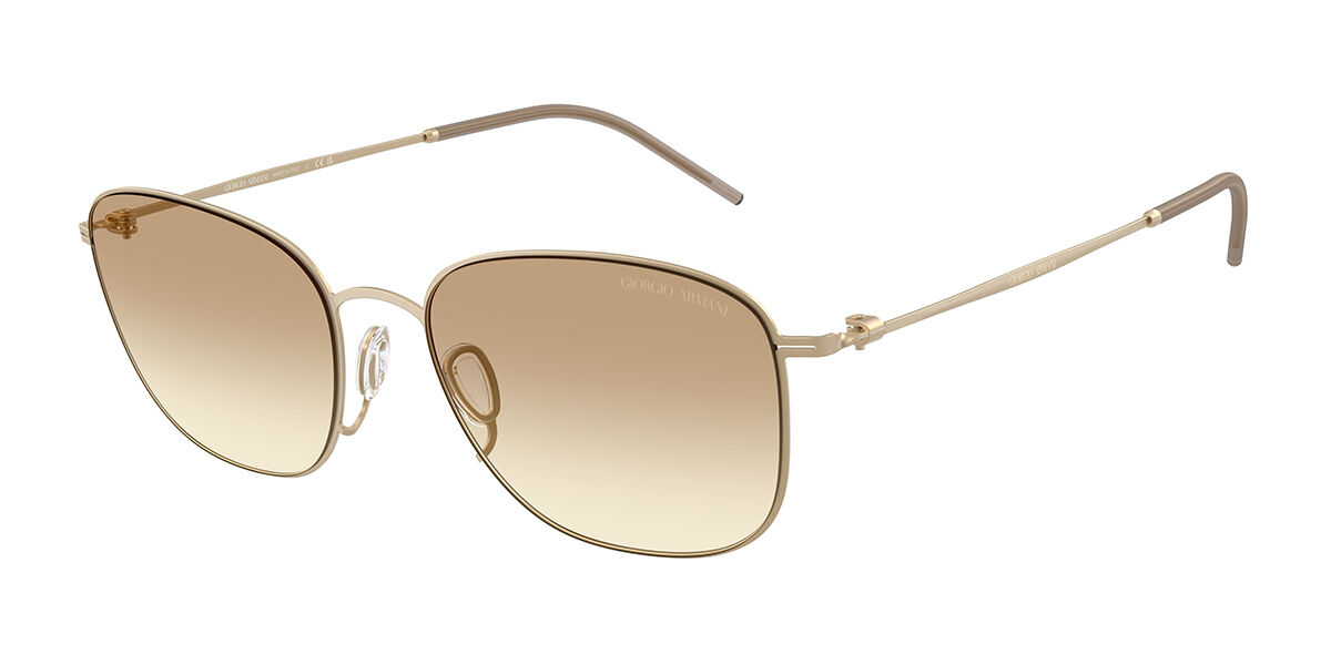 Giorgio Armani AR6168 300213, Gold frame, Gradient Brown lenses