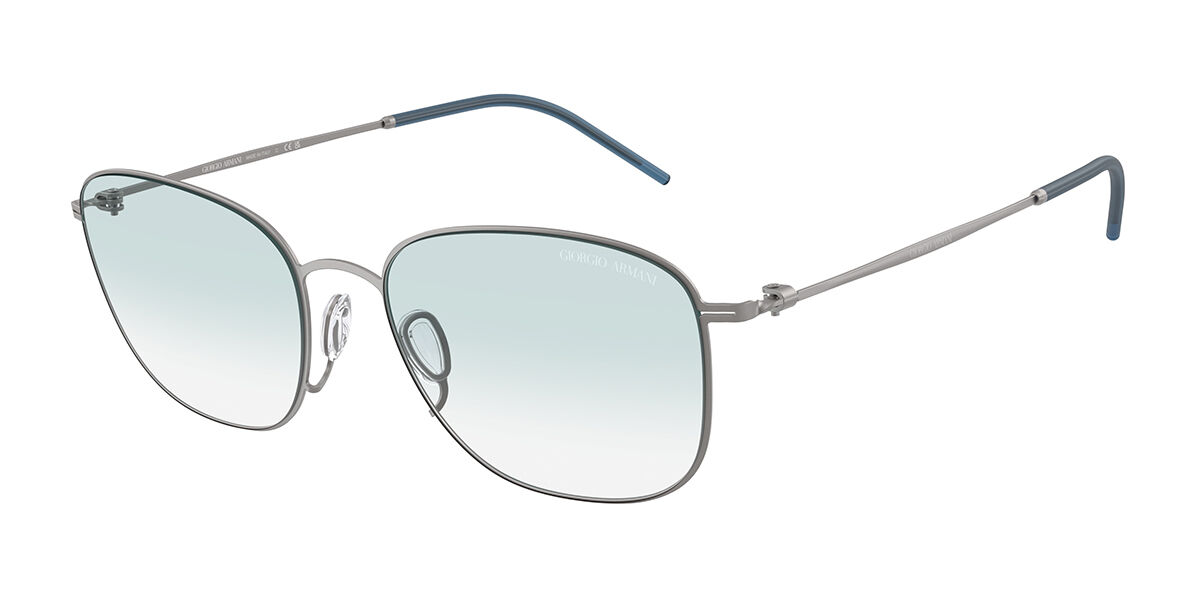 Giorgio Armani AR6168 30033F, Gunmetal frame, Gradient Blue lenses