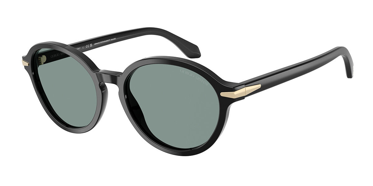Giorgio Armani AR8237F Asian Fit 587556, Black frame, Grey Vintage Blue lenses