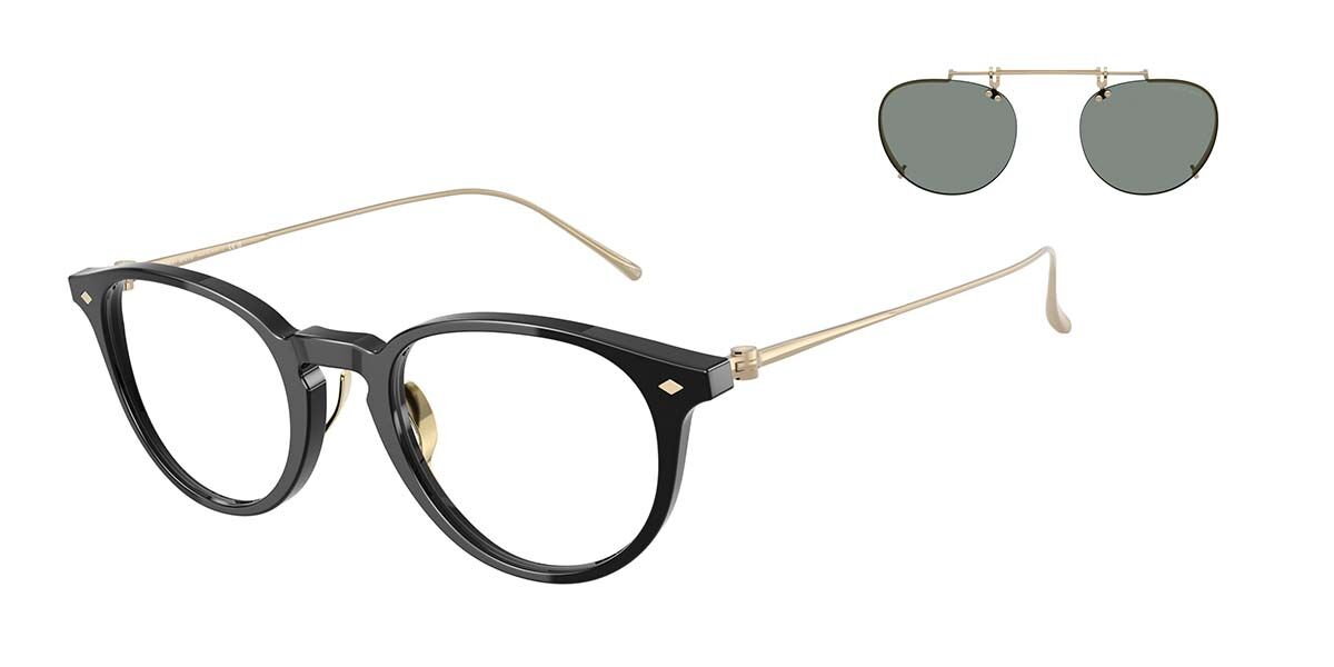 Giorgio Armani AR7270T With Clip-On 6060, Black frame