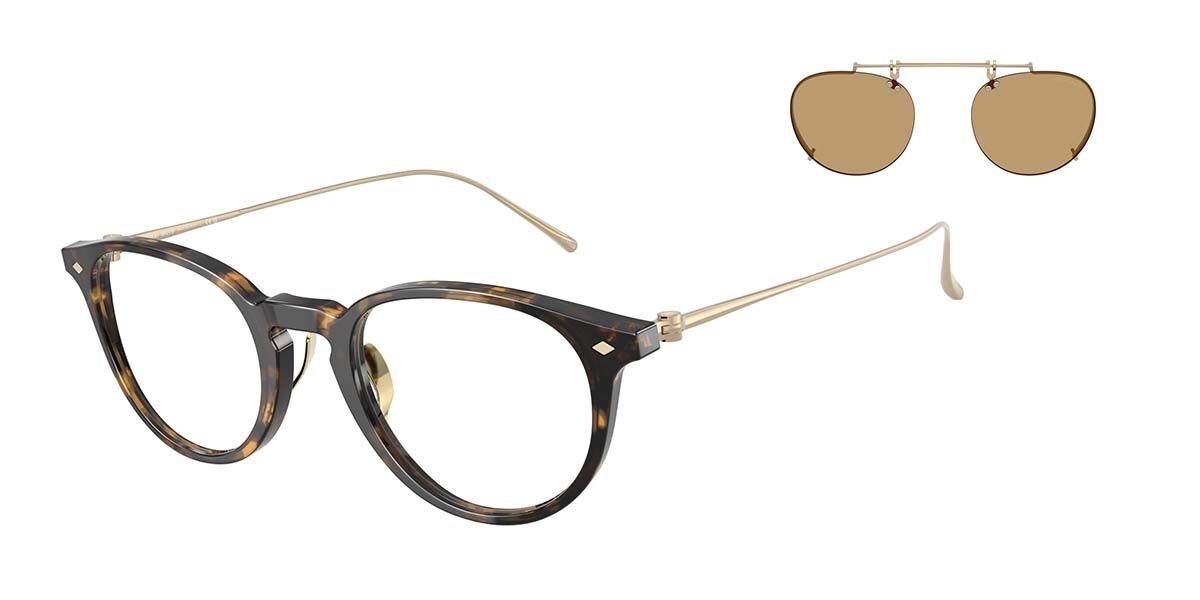 Giorgio Armani AR7270T With Clip-On 6207, Tortoiseshell frame