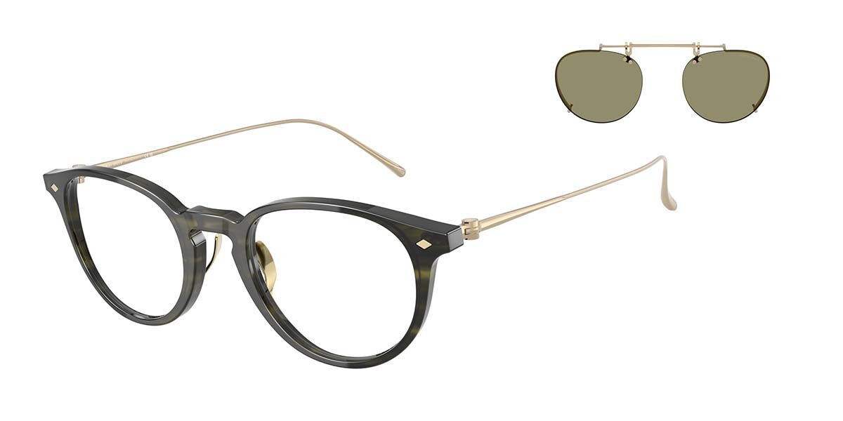 Giorgio Armani AR7270T With Clip-On 6208, Green frame