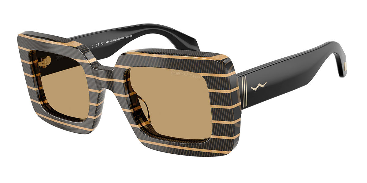 Giorgio Armani AR8241U 622673, Black frame, Brown lenses