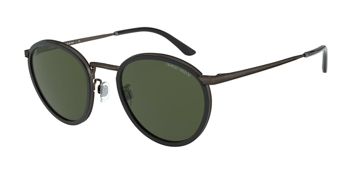 Giorgio Armani AR 101M 326031, Black frame, Green lenses