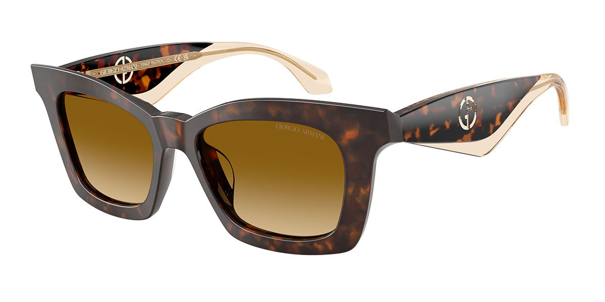 Giorgio Armani AR8235U 62312L, Tortoiseshell frame, Yellow With Light Brown Hues lenses