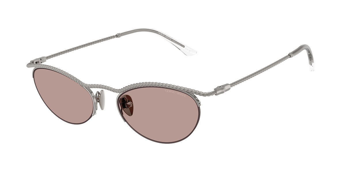 Giorgio Armani AR6175 30107N, Gunmetal frame, Light Purple/Brown lenses