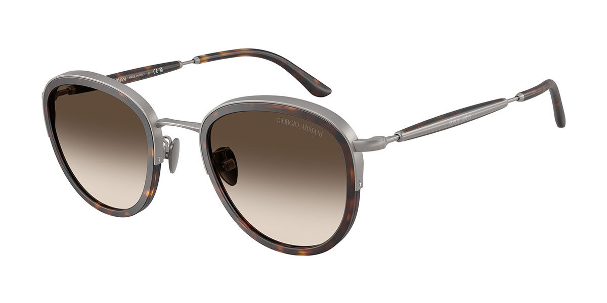 Giorgio Armani AR6176 30030A, Tortoiseshell frame, Light Brown Gradient Grey lenses